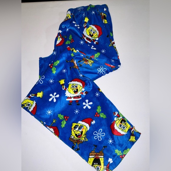 SpongeBob Squarepants Men’s Pajama Bottoms Size L - Picture 6 of 10